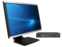 HP EliteDesk 800 35W G2 DM + 22" HP Compaq LA2205wg