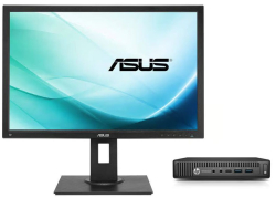 HP EliteDesk 800 35W G2 DM + 24" ASUS BE24A
