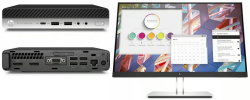 HP EliteDesk 800 35W G4 DM + 23,8