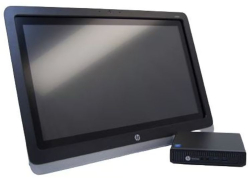 HP EliteDesk 800 G1 DM + 23" HP S230tm Touch