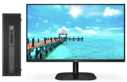 HP EliteDesk 800 G1 SFF + 24" AOC 24B2XH
