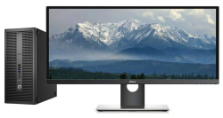HP EliteDesk 800 G2 TOWER + 28,8" Dell UltraSharp U2917W