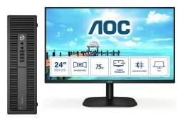 HP ProDesk 600 G1 SFF + 24" AOC LED 24B2XH