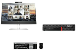 Lenovo ThinkCentre M920q Tiny + HP E24m G4